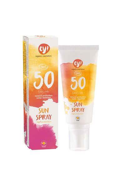 Eco Cosmetics Organic spray with SPF 50 sun protection, ey! Eco Cosmetics, 100 ml