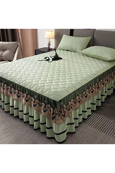 royal mark Luxury Satin Bed Sheet Set With 2 Pilow Cover