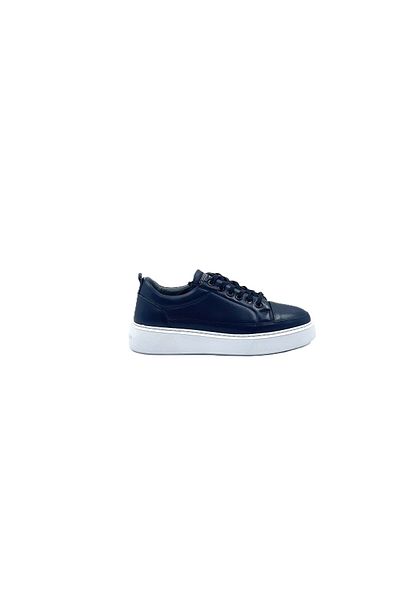 Pierre Cardin 191002 Eva Sole Daily Stylish Leather Shoes Navy Blue