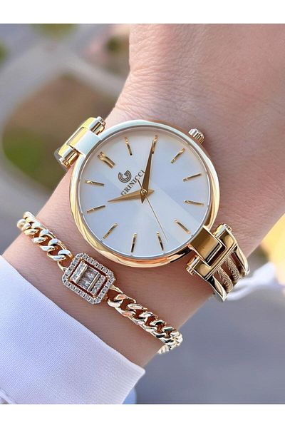 Revello By Revello Grinicci Elite Design 2 Years Warranty 5 Atm Water Resistant Women Wristwatch Grc.101.M4