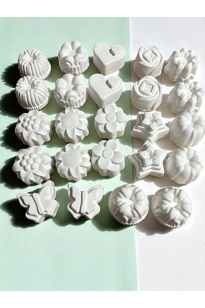 Oyunla Sanat Stone Painting Set Mother and Child Activity Hand Skill Development Stone Painting 24 Pieces 2 Dimensions m
