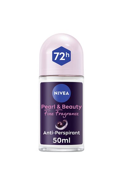 NIVEA NIVEA Pearl & Beauty, Antiperspirant for Women, Black Pearl, Roll-on 50ml