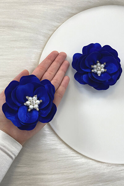 ZEYMERADE سوار زفاف من ساكس باللون الأزرق اللؤلؤي والأحجار اللامعة، سوار العر...