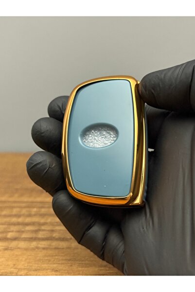 Mavi Keys Husă de protecție pentru telecomandă din silicon cu 3 butoane compatibilă cu Hyundai Tucson, Elantra Smart – Culoare gri