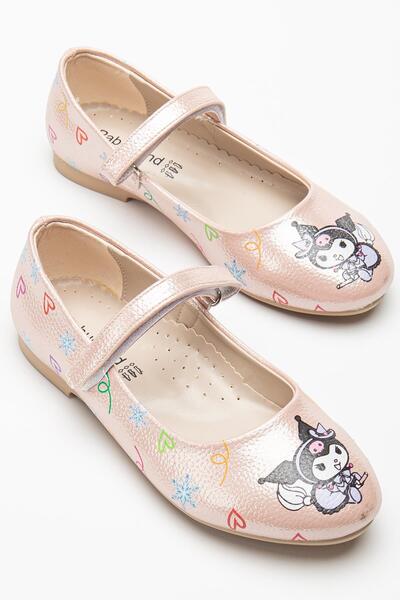 Pabuçland Insole Orthopedic Girl's Kuromi Figured Ballerinas