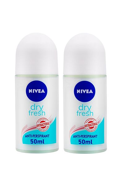 NIVEA Dry Fresh Antiperspirant Roll-on for Women Sweat & Odour Protection, 50ml, Pack of 2