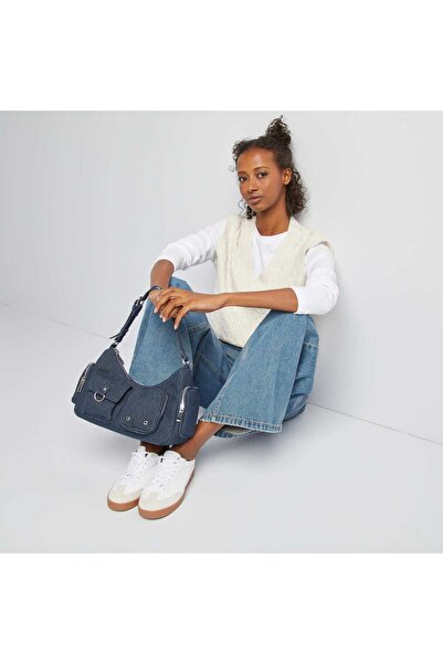 KIABI Cable-knit tank top with built-in T-shirt WHITE