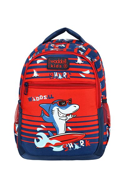 Royal Glow Royalglow Combination Shark Primary School Bag Thermal Lunch Bag Set with Pen Holder