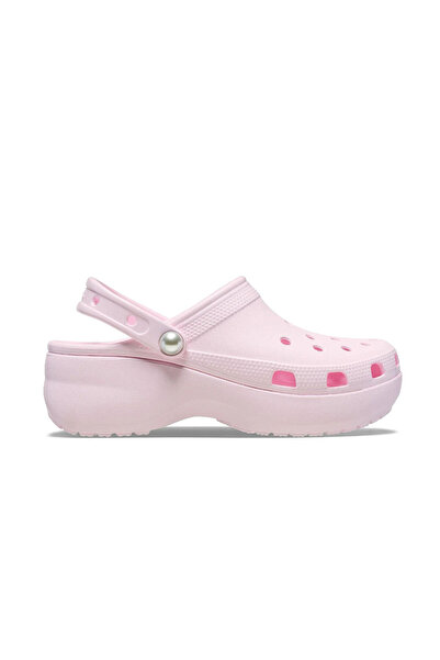 Crocs Classic Platform Pearl Clog Women's Daily Slippers 211231-6Zw Pink