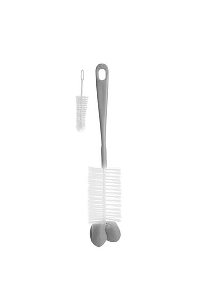 Babyono Perie biberon si tetina cu burete gri 720/03