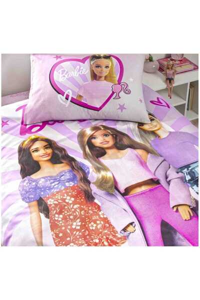 Taç TAÇ LİSANSLI DISNEY BARBIE SHINE TEK KİŞİLİK NEVRESİM TAKIMI