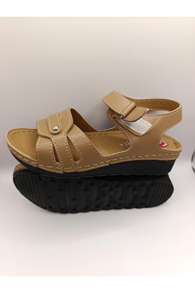 Bukond Daily Women's Velcro Strap Sandals Soft Comfortable Orthopedic