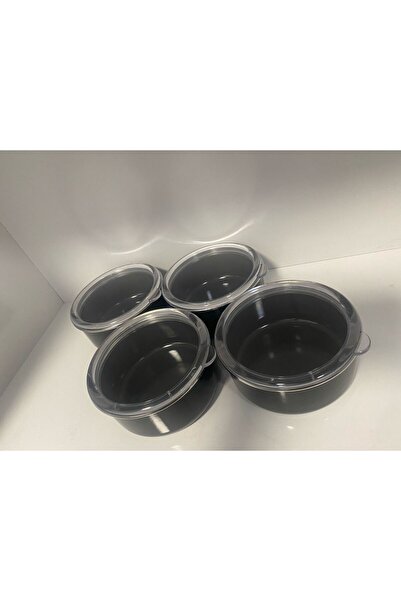 BYKARDELEN Emaye Storage Box 4 Pcs 12 cm
