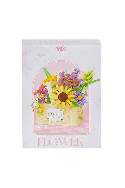 Vagon P1294 Panlos Flower Bouquet 1263 Piece Block Set - Life