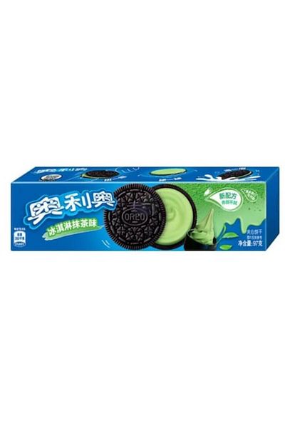 Oreo Biscuits, Green Tea Ice Cream Flavor, 97g