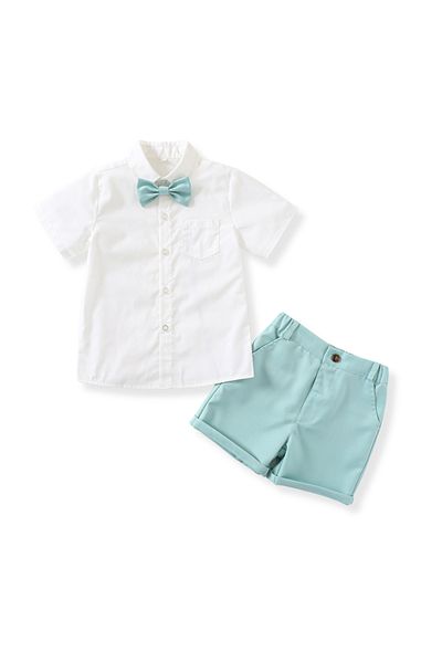 Kidohug Kidohug Elegant Summer Suit, Short Sleeve Shirt and Shorts