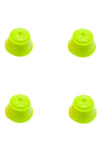 motor starter Set of 4 coffee capsules, reusable, refillable, Dolce Gusto compatible, light green