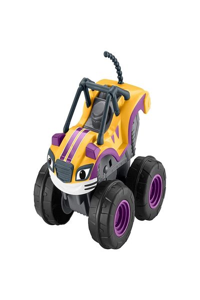 FISHER PRICE Masinuta Fisher Price, Nickelodeon Blaze Si Masinile Uriase, GVG 56, Slam And Go Racer, Stripes