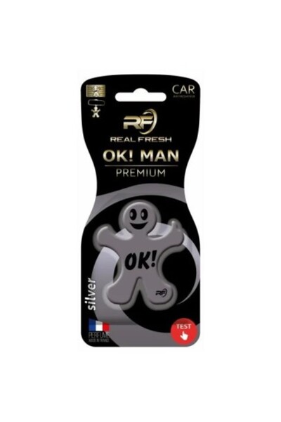 Real Fresh Odorizant auto, OK!MAN Premium Polymer Silver