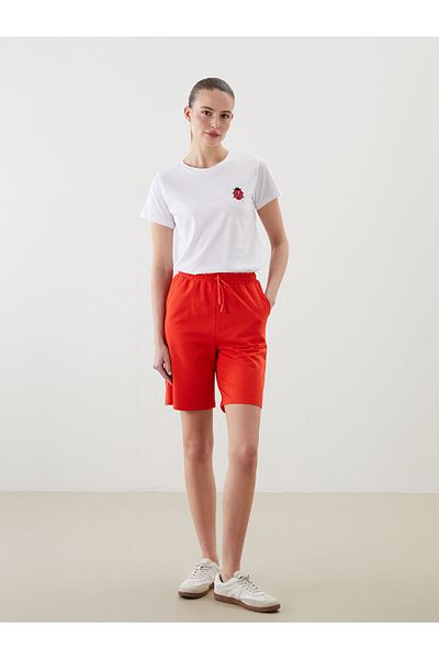 LC Waikiki New Season Women's Shorts with Elastic Waist - S5G692Z8