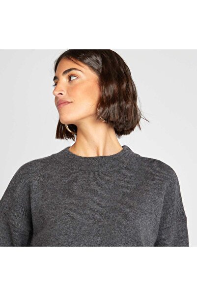 KIABI Plain warm sweater GREY