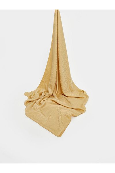 LC Waikiki Mustard Basic Women's Voile Shawl