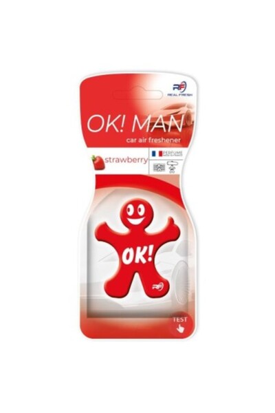 Real Fresh Odorizant auto, OK!MAN Polymer Strawberry