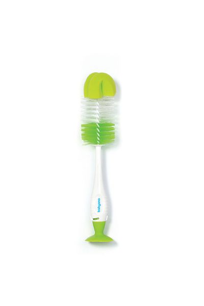 Babyono Bottle brush and teat with green suction cup 728/02