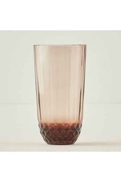 Bella Maison Colore Cut Soft Drink Glass Set of 2 Brown (345 Cc)