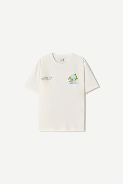 Bershka Short sleeve T-shirt with print