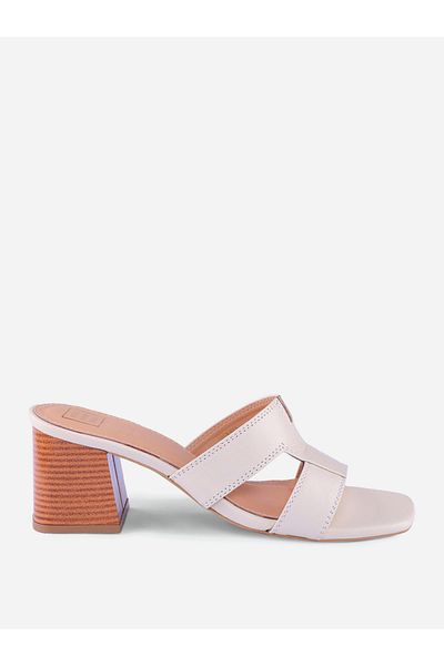 Heel Your Sole By Styli Women Plain Leather Block Heel Sandals