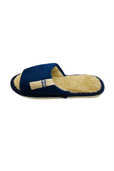 TECOS Papuci Decupati Pentru Barbati, , Marime 42-43, Albastru, Caldurosi, 28 Centimetri