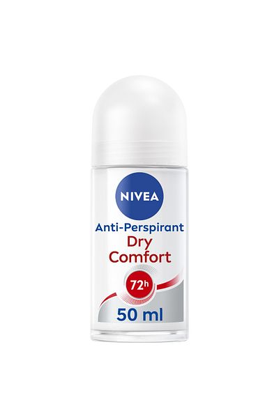 NIVEA NIVEA Dry Comfort Antiperspirant Roll-On for Women Sweat Protection, 50ml