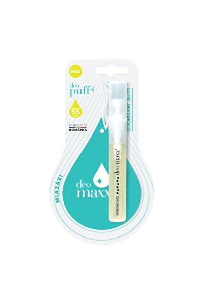 DeoMaxx Αρωματικό χώρου αυτοκινήτου Puff&Go Miazazi σε σπρέι, 7ml