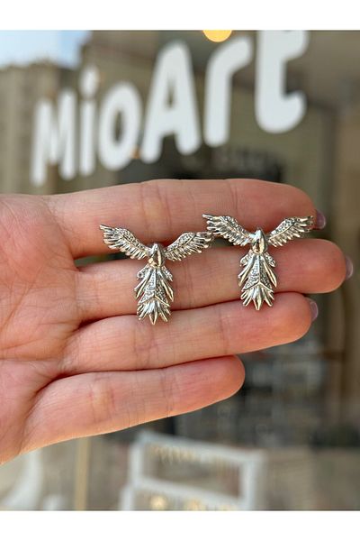 MioArt Women's Phoenix Earrings