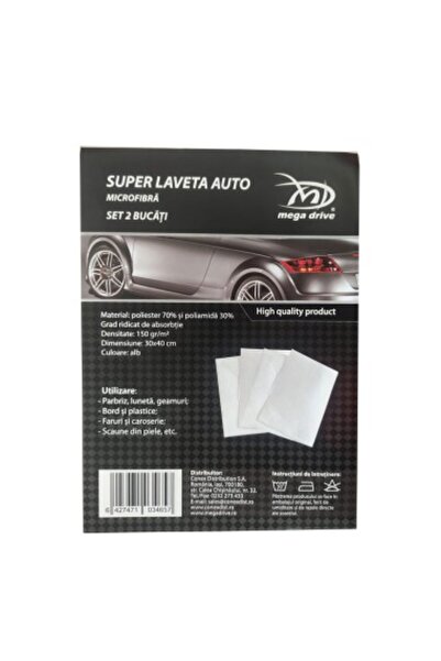 Mega Drive Set de 2 bucăți Super Cloth 30x40 cm Mega Drive