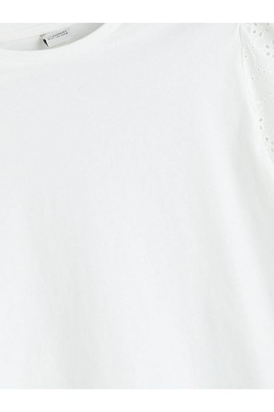LC Waikiki New Season Crew Neck Girls' T-Shirt - S5Ma74Z4
