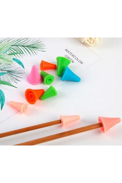 OZN AKSESUAR cap de frigărui triunghi colorat, suport pentru frigărui, protec...