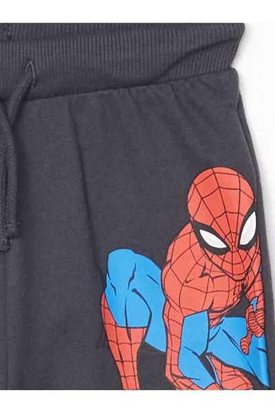 LC Waikiki New Season Elastic Waist Spider-Man Printed Boys Shorts - S5Fy68Z1