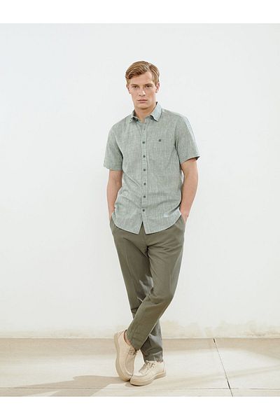 LC Waikiki Regular Fit Linen Blended Men's Shirt