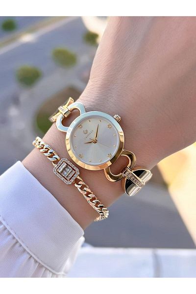 Revello By Revello Grinicci Elite Design 2 Years Warranty 5 Atm Water Resistant Women Wristwatch Grc.101.M9