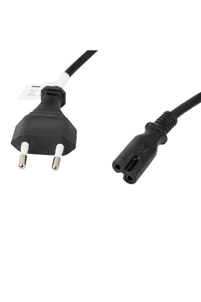 Lanberg TV / radio / cassette player power cable, length 1.8m, VDE, Lanberg 40981, Euro, CEE 7/16 to IEC 320