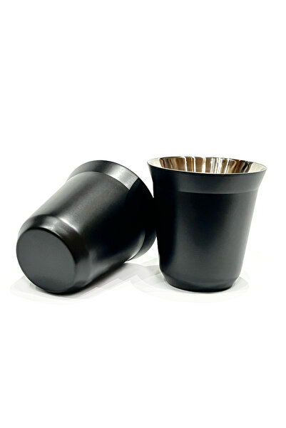 Generic Capsule Design Coffee Mug - 160 ml - Black