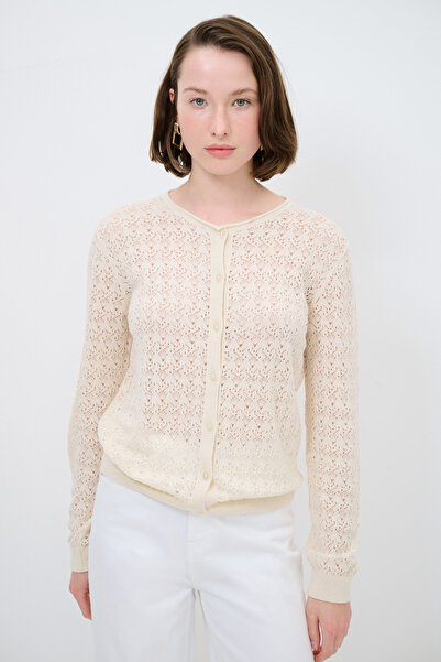 adL Bisiklet Yaka Triko Hırka