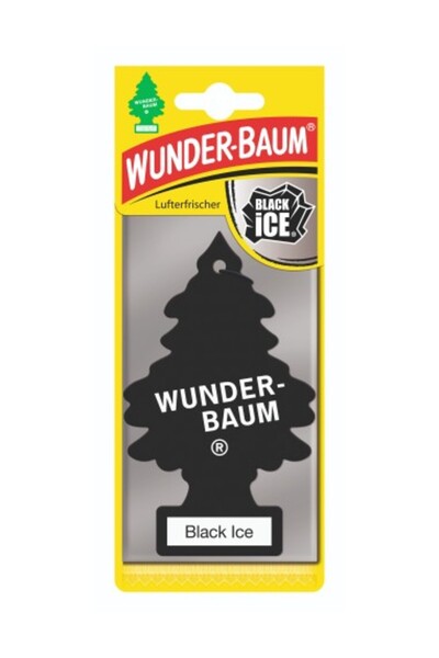 Wunder-Baum Set de 3 odorizante auto Black Ice