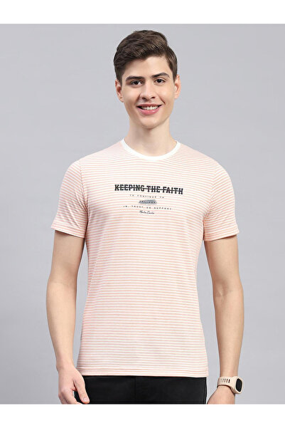 Monte Carlo By Styli Slogan Printed Round Neck Regular Fit T-Shirt