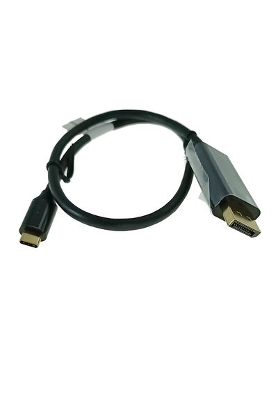 Lanberg USB-C to DisplayPort cable, 0.5m, male to male, Lanberg 43679, HDR, DPCP 1.0, 4K-60Hz, black