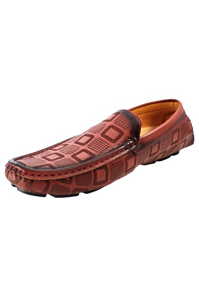 THEICONIC Men's Loafers, Burgundy Red, FreeFresh