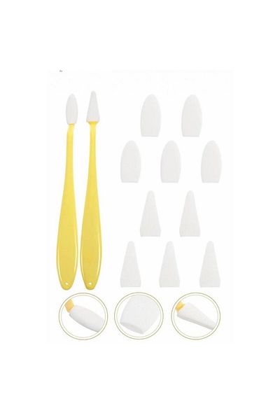 roco paper Set of Dust Pastel Drawing Editing (2 Nozzles and 10 Sponge Tips), Sketching, Krapon, Eva Izolon Painting Tool