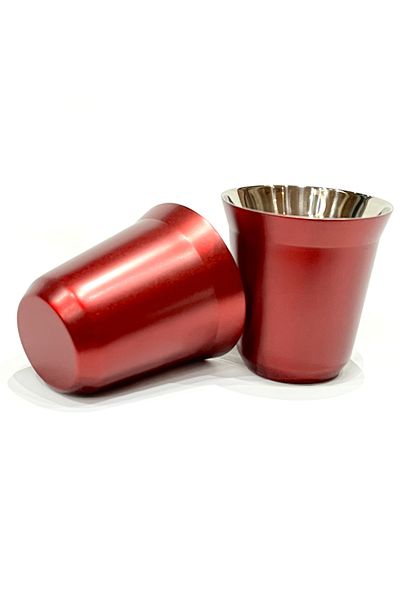 Generic Nespresso Thermal Capsule Coffee Cup - 160ml - Dark Red